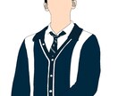 シルエットの人物の絵を作成しています シンプルなイラストを描いてます イメージ2