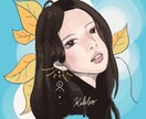リアルタッチ似顔絵　あなたの魅力を絵に閉じ込めます ギフト・プロフィールにもはえる本物の美しさを イメージ3