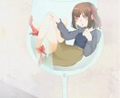 最短3日！お好みの可愛いふわふわ女の子描きます 観賞用・SNS用・歌ってみた・サムネイルなど！用途自由！ イメージ3