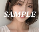 美容師がリアルなAI広告画像を制作します 韓国風・美容系に強いSNS映えビジュアル イメージ3
