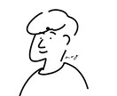 SNS用のシンプルな似顔絵を描きます シンプルなのにあたたかく優しい雰囲気の似顔絵を描きます。 イメージ2