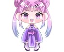 可愛い立ち絵描きます 顔の表情が自由に決めれておまけにアイコンも！ イメージ2