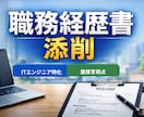 ITエンジニア：職務経歴書添削します ITエンジニア特化、現場と面接官視点で直します イメージ1