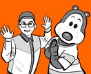 お写真の雰囲気を活かしたイラスト描きます シンプルなモノクロ線画のイラストで表現します◎ イメージ3