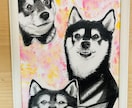 大型犬も大歓迎！A4サイズ愛犬イラスト描きます スマホの中の「お気に入り」を、壁に飾る「芸術」へ。 イメージ6