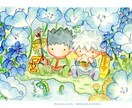 商用可！透明水彩で豪華！華やかな1枚を作成します 鑑賞用/小説等の表紙や挿絵/配信サムネ/グッズ/HPなど イメージ5