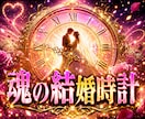 魂の結婚時計を霊視し運命時期と結婚シナリオを視ます 高次元から結婚の流れと未来の転機・出会い時期と進展を読み解く イメージ1