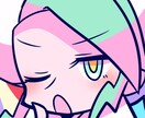 ポップなデフォルメアイコン描きます twitterやyoutube、ブログなどに！ イメージ2