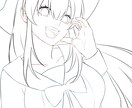 キャラクター線画制作いたします 線画の描きおこし、クリーンアップいたします！ イメージ4