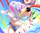 Vtuber・配信者用キャラクターデザイン承ります 三面図・表情差分・Live2D対応パーツ分け設計まで イメージ5