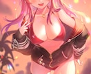 元気な子から色気のある素敵で可愛い女の子描きます むにっとした肌や質感を大事にした塗りをするのが得意です◡̈ イメージ4