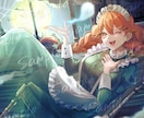 期間限定！ハロウィンイラスト量産企画します サムネにも素材でも使える！洋館メイドさんオバケ仮装 イメージ4