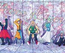 お洒落でポップなかわいいイラスト描きます ポップでオシャレなキャラクターメインイラスト制作します☆ イメージ2