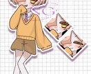 柔らかい雰囲気のキャラクター立ち絵制作します 初めてのVtuber活動にもおすすめ！可愛い立ち絵制作 イメージ3
