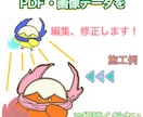 PDF、JPEG、イラスト関係を編集、修正します イラストのカラー変更、スキャンしたPDFデータを修正します！ イメージ1
