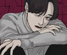 貴方だけのお洒落なSNSアイコン描きます かっこいい、清楚･セクシー系から韓国系まで色々お任せ下さい！ イメージ10