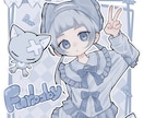 アイコンやSpoon等の配信画面描きます 地雷系や白系の女の子をメインに可愛いイラストを届けます‼️ イメージ1