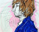 昭和レトロ切り絵風な心のこもった似顔絵描きます 私の似顔絵には愛と心だけは詰まっております！！！！！！！！！ イメージ2
