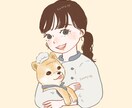 ゆるめタッチの似顔絵アイコン描きます ゆるめタッチ　商用利用•背景透過も可能！クーポン利用可！ イメージ5