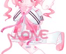 かわいめ雰囲気の等身イラストをお描きします 現在最短翌日に納品が可能です！ イメージ2