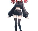 表情6種、アクティブな女の子の立ち絵販売します TRPG,IRIAM,個人観賞用など幅広い用途に イメージ2