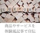 レビューの代替に。商品サービスの体験風記事書きます レビューを集めにくい業種に商品やサービスの良さを小説で面白く イメージ3