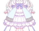 あなただけの立ち絵を格安で制作します 可愛い絵柄でキャラクターデザイン・立ち絵を制作します! イメージ2