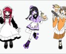 商用利用可◎クールなデフォルメキャラクター描きます 配信やSNSにちょこんと添えて大活躍！ イメージ6