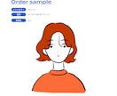 シンプルおしゃれなアイコンお描きします InstagramやX（旧Twitter）、LINEに◎ イメージ2
