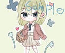 可愛いミニキャライラストを描きます グッズや観賞用、アイコンなどに! イメージ2