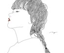 インパクトのある繊細なイラスト描きます 髪の毛に細かく繊細で動きを持たせます イメージ4