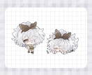 ゆるもちミニキャライラストお描きします 通常よりちんまりゆるゆるもちもちなミニキャライラストです！ イメージ2