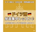 プロがあなたのドイツ語発音を全力サポートします 発音を整えて、「伝わるドイツ語」を話しましょう！ イメージ1