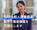 GA4分析で集客の課題を可視化し改善提案します 数字を見て、次の一手を一緒に考えます イメージ1