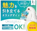 コンテンツの魅力を引き出すチラシを制作します 初めての方も安心できる丁寧なヒアリングを行います イメージ1