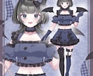最短翌日！IRIAM◎きゅるんナース立ち絵描きます 配信で使える全身立ち絵！新衣装やデビューイラストに♡ イメージ7