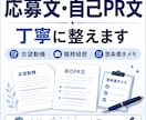 初回歓迎｜応募文・自己PR文を丁寧に整えます 志望動機も読みやすく整理します イメージ1