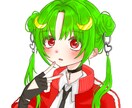 女の子のアイコン用イラスト、コテキャを描きます ご依頼通りに可愛らしいキャラクターを描きます イメージ1