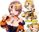 女の子の立ち絵/イラストを描きます キャラデザや可愛いとセクシーを混ぜたイラストが得意です！ イメージ4