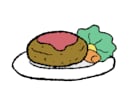 商用利用OK！可愛い食べ物のイラストをお描きします ⭐︎手描きでほのぼのした雰囲気です。挿絵やアイコンに♪ イメージ2