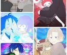 沢山のジャンルイラスト受け付けます SNSで使われるアイコンや夢絵描きます！ イメージ4