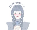 商用利用可！可愛くてお洒落な女の子絵を描きます ポストカード、Tシャツデザインにも！今だけアイコン作成無料！ イメージ7