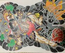 和風な絵(刺青画)を販売します 絵を書いています！なにかあればご連絡ください！ イメージ1