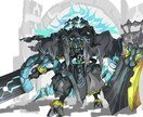 クリーチャーのアイコン等をお描き致します 騎士、獣、機械、人外のカッコいいアイコンやサムネを描きます！ イメージ9