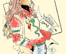 90’s〜2000s平成レトロなイラスト作成します 表情豊かなレトロタッチイラストを描きます。 イメージ4