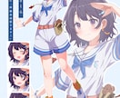 目を惹く！☆アニメ塗りのイラストをお届けします 女の子を可愛く！魅力的に！感動するイラストを。 イメージ3