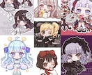 ミニキャラ(デフォルメ)イラスト描きます 商用利用可◎ 配信活動やグッズなどに イメージ6