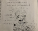 似顔絵➕詞を描きます 好きな人、芸能人、動物、ツーショットで描きませんか? イメージ3