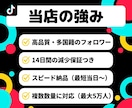 TikTokフォロワー1,000人増やします 高品質・多国籍フォロワー・14日減少保証・複数数量対応 イメージ2