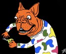 色々な物のイラストを描きます 一度見たら忘れない独特なイラストデザインを描きます！ イメージ5